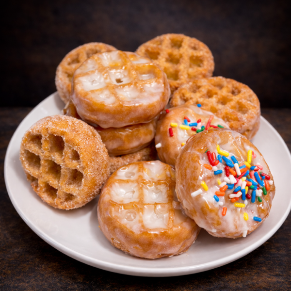 Belgian waffle donuts called wonuts