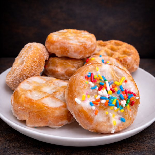 Belgian waffle donuts called wonuts